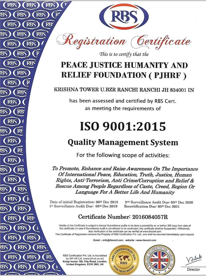 ISO CERTIFICATION